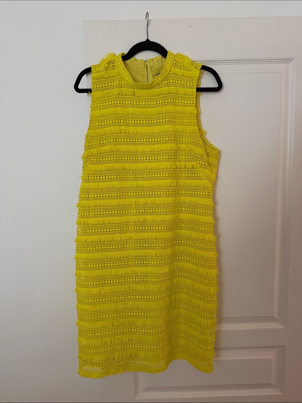 Fun J. Crew Chartreuse Dress, Size 14
